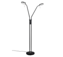 Trio Lighting Trio MONZA vloerlamp | LED | mat zwart | Ø 25,5 cm | IP20 | 2x 12W | 1400 lm | 2300+3000+4000K | dimbaar