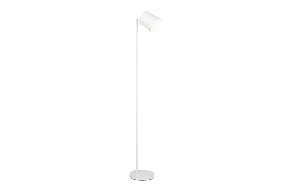 Trio Lighting Trio BLAKE vloerlamp | LED | wit mat | 20 x 125 cm | IP20 | 1x 4,5W | 350 lm | 3000K