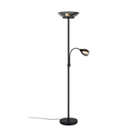 Trio GERRY floor lamp | E27 | black | Ø 34 cm | IP20