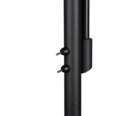 Trio Lighting Trio GERRY vloerlamp | E27 Fitting | mat zwart met verchroomd | Ø 34 cm | IP20 | excl. 2x E27 | max. 18W