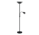 Trio Lighting Trio GERRY floor lamp | 2x E27 max 40W | black | Ø 34 cm | IP20 | 180 cm