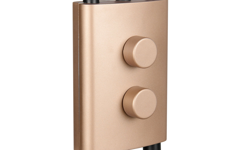 Trio Lighting Trio CHRIS LED floor lamp | 1x 18W 2000 lm 3000K | mocha brown | Ø 25 cm | IP20 | 180 cm