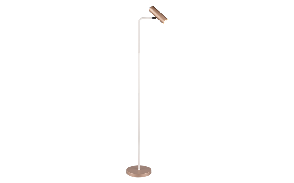 Trio Lighting Trio MARLEY vloerlamp | GU10 Fitting | koffie | 38 x 23 cm | IP20 | excl. 1x GU10 | max. 5W