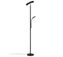 Trio Lighting Trio PALERMO LED floor lamp | 1x 22W 2000 lm 3000-6000K | black | Ø 25 cm | IP20 | 180 cm