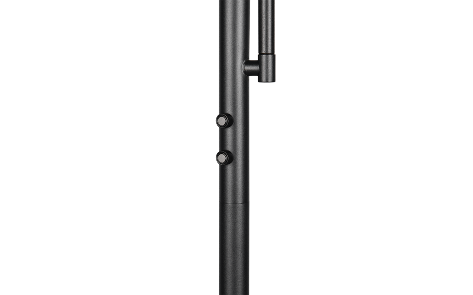 Trio Lighting Trio PALERMO LED floor lamp | 1x 22W 2000 lm 3000-6000K | black | Ø 25 cm | IP20 | 180 cm