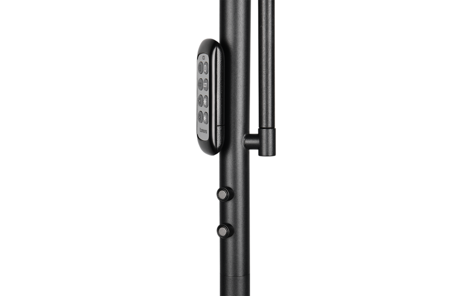 Trio Lighting Trio PALERMO LED floor lamp | 1x 22W 2000 lm 3000-6000K | black | Ø 25 cm | IP20 | 180 cm