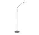Trio Lighting Trio MORENO vloerlamp | LED | nikkel mat | 22 x 160,5 cm | IP20 | 1x 3W | 300 lm | 2700+4000+6000K | dimbaar