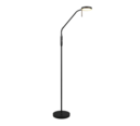 Trio Lighting Trio MORENO vloerlamp | LED | mat zwart | 22 x 160,5 cm | IP20 | 1x 3W | 300 lm | 2700+4000+6000K | dimbaar