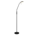 Trio Lighting Trio MORENO vloerlamp | LED | mat zwart | 22 x 160,5 cm | IP20 | 1x 3W | 300 lm | 2700+4000+6000K | dimbaar