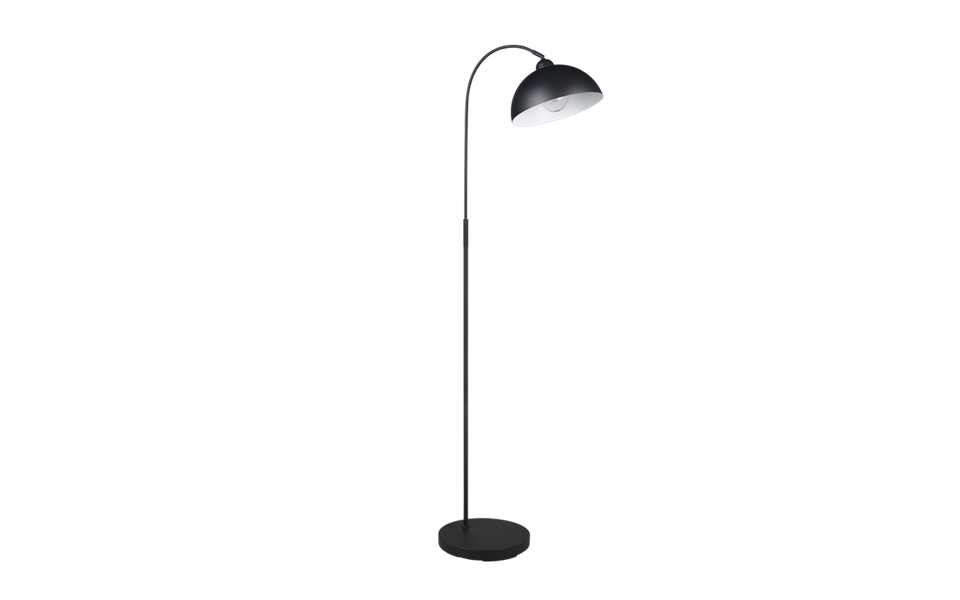 Trio Lighting Trio SIERRA vloerlamp | E27 Fitting | mat zwart | Ø 32 cm | IP20 | excl. 1x E27 | max. 10W