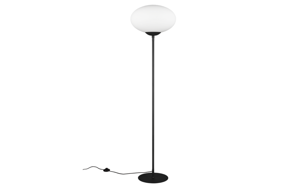 Trio Lighting Trio FOMENTO floor lamp | 1x E27 max 40W | black | Ø 40 cm | IP20 | 150 cm Trio Lighting Trio FOMENTO floor lamp | 1x E27 max 40W | black | Ø 40 cm | IP20 | 150 cm