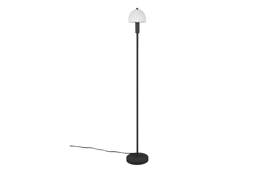 Trio Lighting Trio GLENN vloerlamp | E14 Fitting | mat zwart met wit | Ø 18 cm | IP20 | excl. 1x E14 | max. 10W Trio Lighting Trio GLENN vloerlamp | E14 Fitting | mat zwart met wit | Ø 18 cm | IP20 | excl. 1x E14 | max. 10W