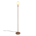 Trio Lighting Trio GLENN vloerlamp | E14 Fitting | koffie met wit | Ø 18 cm | IP20 | excl. 1x E14 | max. 10W