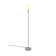 Trio GLENN vloerlamp | ultiem grijs met wit | IP20 | E14 Fitting
