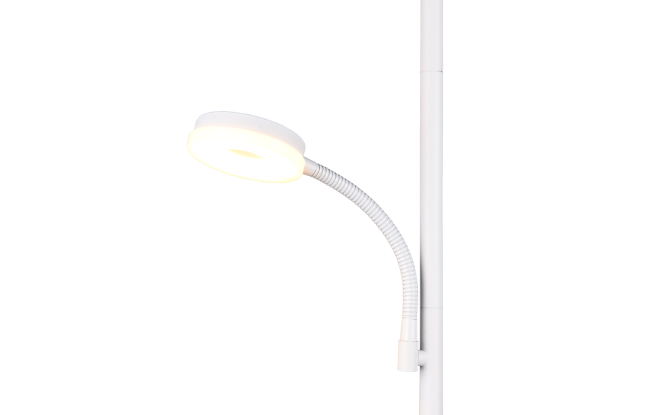 Trio Lighting Trio SPECTER LED floor lamp | 1x 18W 2100 lm 6000K | chrome | Ø 25 cm | IP20 | 180 cm