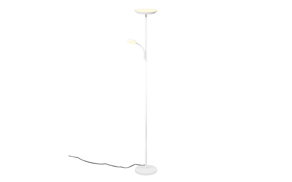 Trio Lighting Trio SPECTER LED floor lamp | 1x 18W 2100 lm 6000K | chrome | Ø 25 cm | IP20 | 180 cm