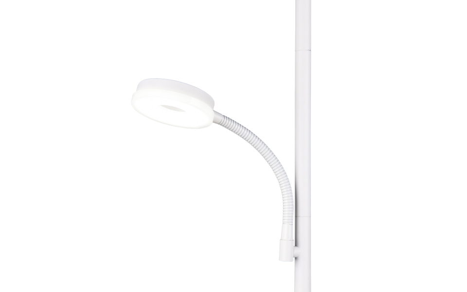 Trio Lighting Trio SPECTER LED floor lamp | 1x 18W 2100 lm 6000K | chrome | Ø 25 cm | IP20 | 180 cm