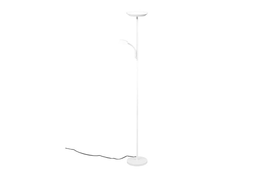 Trio Lighting Trio SPECTER LED floor lamp | 1x 18W 2100 lm 6000K | chrome | Ø 25 cm | IP20 | 180 cm