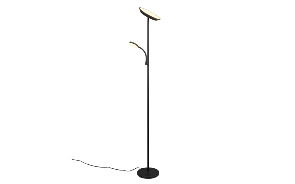 Trio Lighting Trio SPECTER LED floor lamp | 1x 18W 2100 lm 6000K | black | Ø 25 cm | IP20 | 180 cm Trio Lighting Trio SPECTER LED floor lamp | 1x 18W 2100 lm 6000K | black | Ø 25 cm | IP20 | 180 cm