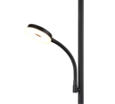 Trio Lighting Trio SPECTER LED floor lamp | 1x 18W 2100 lm 6000K | black | Ø 25 cm | IP20 | 180 cm