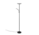 Trio Lighting Trio SPECTER vloerlamp | LED | mat zwart | Ø 25 cm | IP20 | 17W,4,5W | 1900 lm, 1x 450 lm | 2700+4000+6500K | dimbaar
