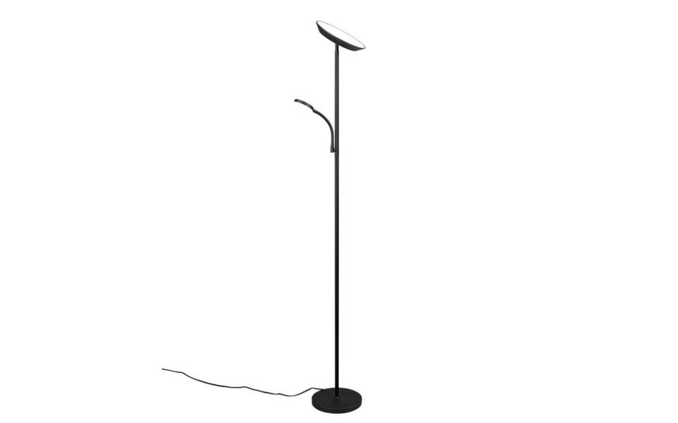 Trio Lighting Trio SPECTER LED floor lamp | 1x 18W 2100 lm 6000K | black | Ø 25 cm | IP20 | 180 cm Trio Lighting Trio SPECTER LED floor lamp | 1x 18W 2100 lm 6000K | black | Ø 25 cm | IP20 | 180 cm