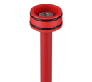Trio Lighting Trio SUAREZ vloerlamp | LED | rood | Ø 13,5 cm | IP44 | 1x 1,5W | 200 lm | 3000K | dimbaar