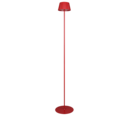 Trio Lighting Trio SUAREZ vloerlamp | LED | rood | Ø 13,5 cm | IP44 | 1x 1,5W | 200 lm | 3000K | dimbaar