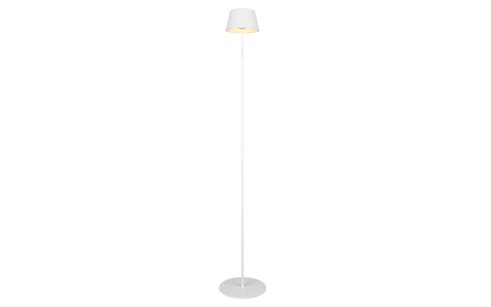 Trio Lighting Trio SUAREZ vloerlamp | LED | wit mat | Ø 13,5 cm | IP44 | 1x 1,5W | 200 lm | 3000K | dimbaar