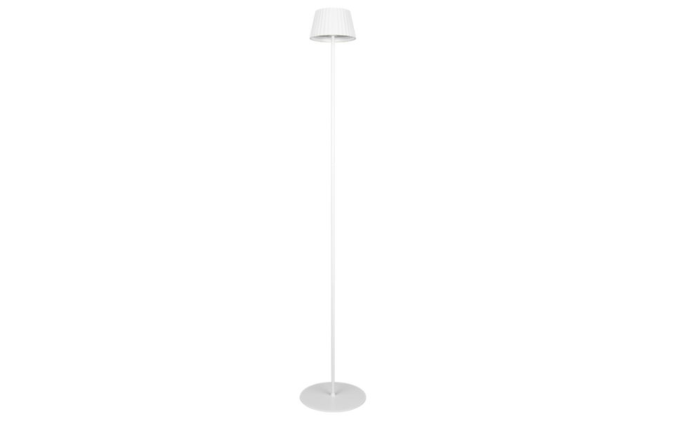 Trio Lighting Trio SUAREZ vloerlamp | LED | wit mat | Ø 13,5 cm | IP44 | 1x 1,5W | 200 lm | 3000K | dimbaar