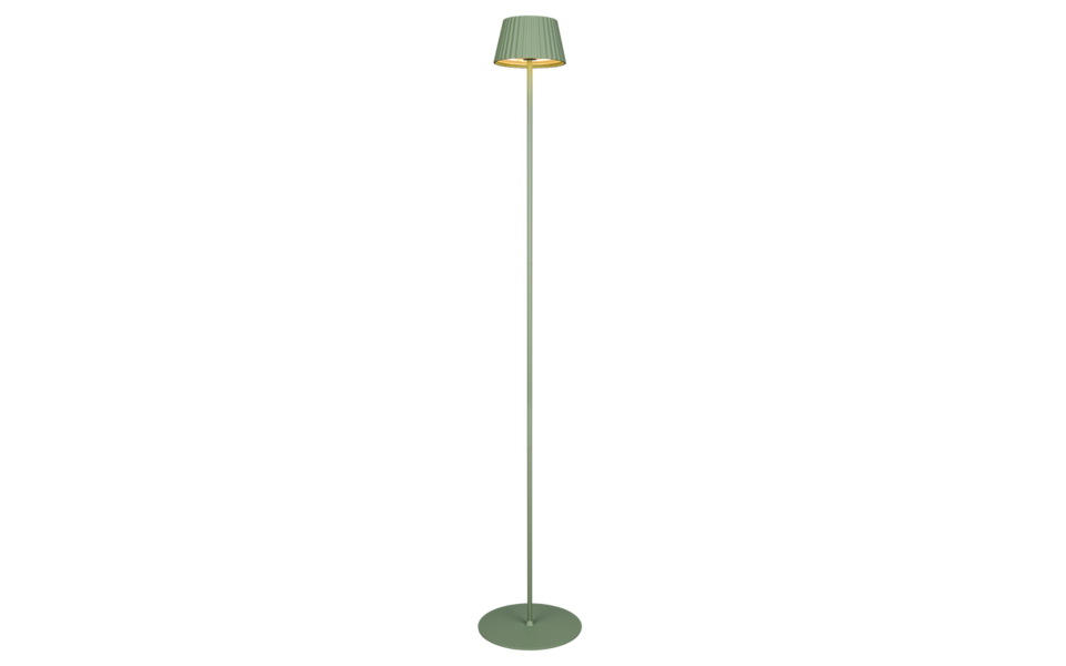 Trio Lighting Trio SUAREZ vloerlamp | LED | pistaziengrün | Ø 13,5 cm | IP44 | 1x 1,5W | 200 lm | 3000K | dimbaar
