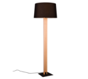 Trio Lighting Trio RAHUL vloerlamp | LED | E27 Fitting | mat zwart met zwart | Ø 48 cm | IP20 | excl. 1x E27 | 1x 10W | 1200 lm | 3000K | dimbaar
