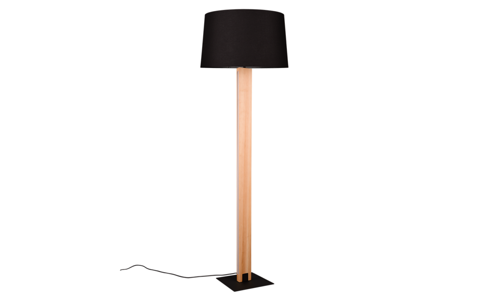 Trio Lighting Trio RAHUL LED floor lamp | 1x 14W 1400 lm 3000K | black | Ø 48 cm | IP20 | 150 cm