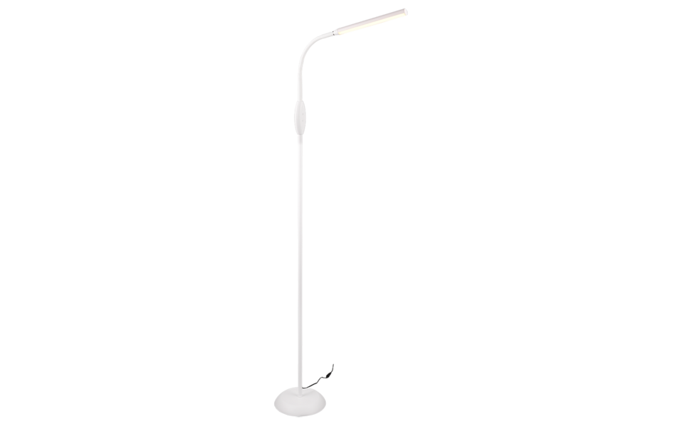 Trio Lighting Trio TORO LED floor lamp | 1x 5W 700 lm 5000K | white | IP20 | 145 cm Trio Lighting Trio TORO LED floor lamp | 1x 5W 700 lm 5000K | white | IP20 | 145 cm