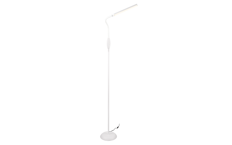 Trio Lighting Trio TORO LED floor lamp | 1x 5W 700 lm 5000K | white | IP20 | 145 cm Trio Lighting Trio TORO LED floor lamp | 1x 5W 700 lm 5000K | white | IP20 | 145 cm