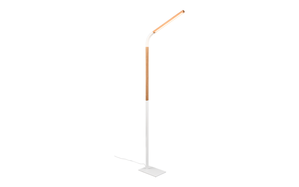 Trio Lighting Trio NORRIS vloerlamp | LED | wit mat | 22 x 169,5 cm | IP20 | 1x 11W | 1400 lm | 3000K | dimbaar
