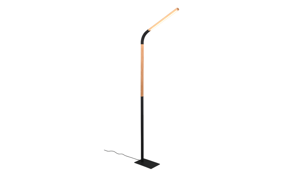Trio Lighting Trio NORRIS LED floor lamp | 1x 11W 900 lm 3000K | black | IP20 | 140 cm Trio Lighting Trio NORRIS LED floor lamp | 1x 11W 900 lm 3000K | black | IP20 | 140 cm
