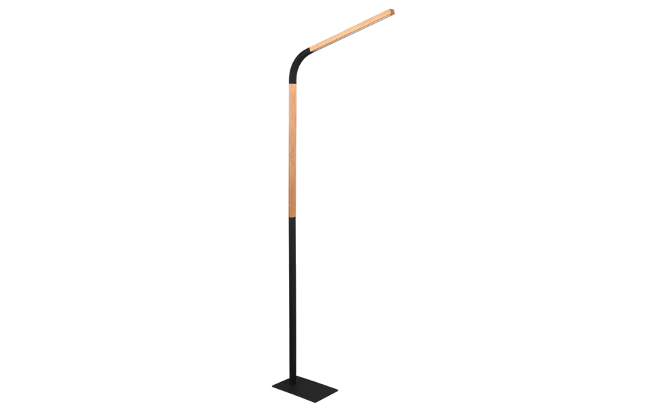 Trio Lighting Trio NORRIS LED floor lamp | 1x 11W 900 lm 3000K | black | IP20 | 140 cm Trio Lighting Trio NORRIS LED floor lamp | 1x 11W 900 lm 3000K | black | IP20 | 140 cm