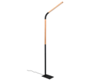 Trio Lighting Trio NORRIS vloerlamp | LED | mat zwart | 22 x 169,5 cm | IP20 | 1x 11W | 1400 lm | 3000K | dimbaar