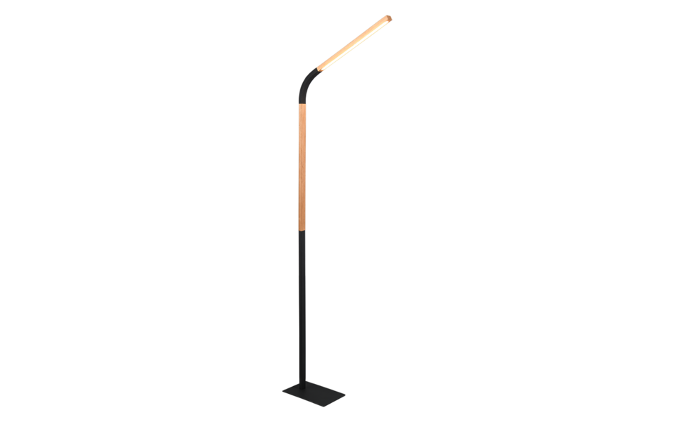 Trio Lighting Trio NORRIS LED floor lamp | 1x 11W 900 lm 3000K | black | IP20 | 140 cm Trio Lighting Trio NORRIS LED floor lamp | 1x 11W 900 lm 3000K | black | IP20 | 140 cm