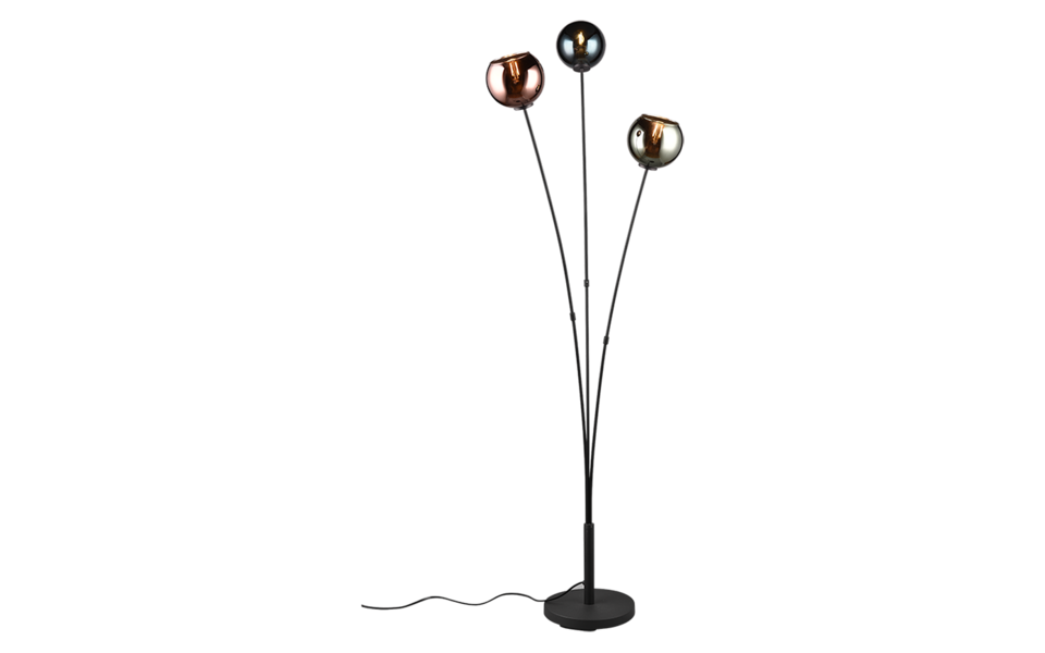 Trio Lighting Trio SHELDON floor lamp | 3x E14 max 40W | IP20 | 153 cm