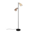 Trio Lighting Trio AGUDO vloerlamp | E27 Fitting | multicolor met koffie met beige | 48 x 25 cm | IP20 | excl. 2x E27 | max. 10W