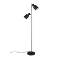 Trio Lighting Trio AGUDO vloerlamp | E27 Fitting | mat zwart | 48 x 25 cm | IP20 | excl. 2x E27 | max. 10W
