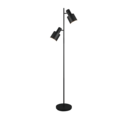Trio Lighting Trio AGUDO vloerlamp | E27 Fitting | mat zwart | 48 x 25 cm | IP20 | excl. 2x E27 | max. 10W