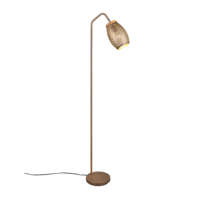 Trio BIDAR floor lamp | E27 | mocha brown | Ø 22 cm | IP20