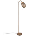 Trio Lighting Trio BIDAR floor lamp | 1x E27 max 40W | mocha brown | Ø 22 cm | IP20 | 147 cm