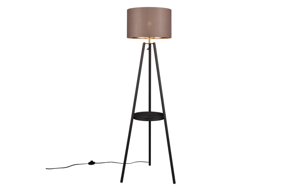 Trio Lighting Trio COLETTE floor lamp | 1x E27 max 40W | black | IP20 | 153 cm
