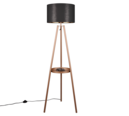 Trio Lighting Trio COLETTE vloerlamp | E27 Fitting | koffie met zwart met goud | Ø 57 cm | IP20 | excl. 1x E27 | max. 60W