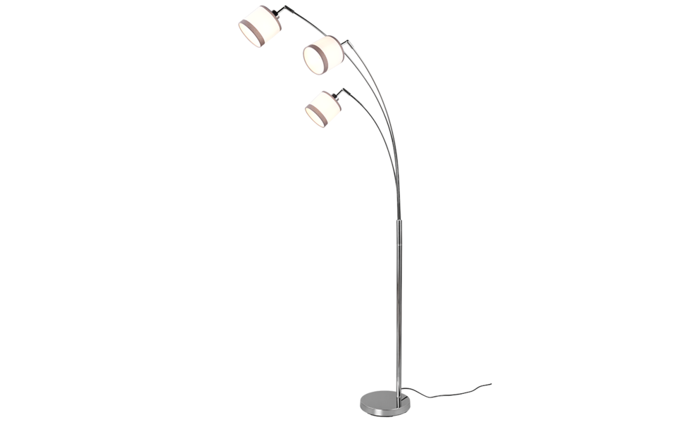 Trio Lighting Trio DAVOS floor lamp | 3x E14 max 40W | IP20 | 190 cm Trio Lighting Trio DAVOS floor lamp | 3x E14 max 40W | IP20 | 190 cm