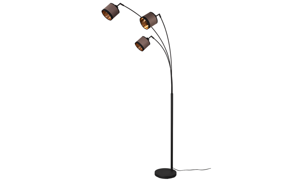Trio Lighting Trio DAVOS floor lamp | 3x E14 max 40W | IP20 | 190 cm Trio Lighting Trio DAVOS floor lamp | 3x E14 max 40W | IP20 | 190 cm